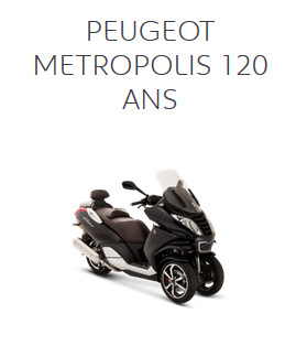 Peugeot Metropolis 120 ans