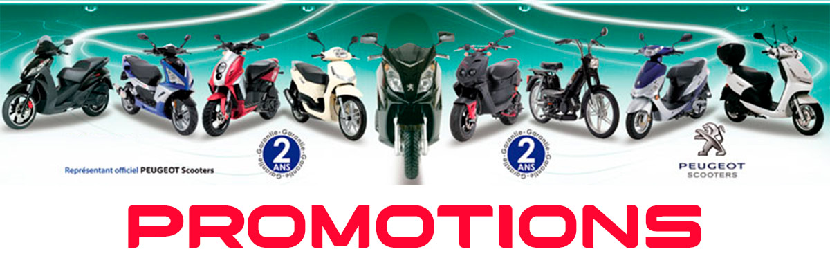 Promotion  moto et peugeot scooter nimes